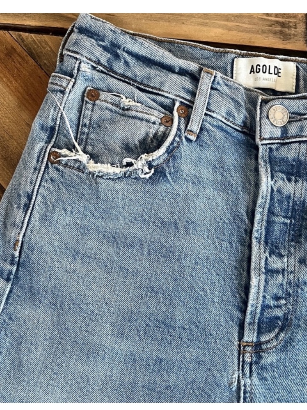 AGOLDE Riley Long Jean - Picture 7 of 13